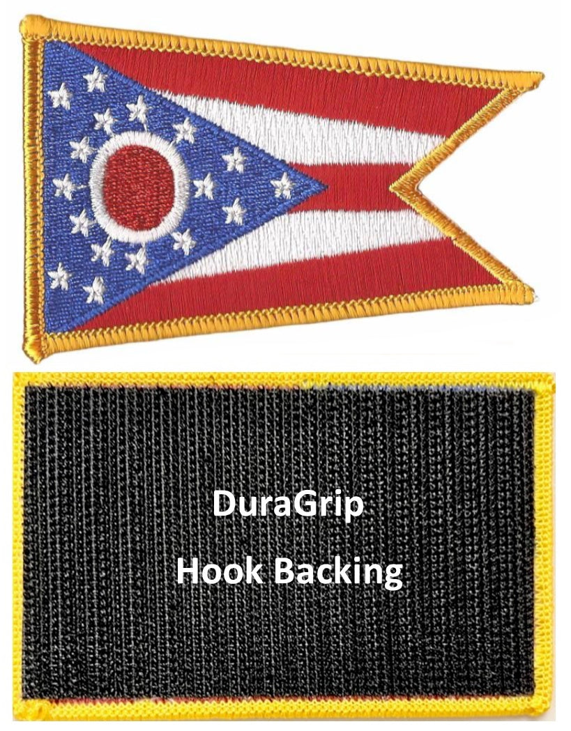DuraGrip® State Flag Rectangle Patches | Flag Patch Shop