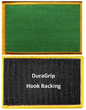 Old Libya flag patch with DuraGrip hook backing