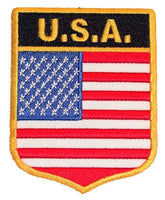 U.S.A. Flag Shield Patch