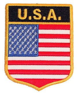 U.S.A. Flag Shield Patch