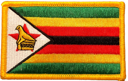 Zimbabwe flag patch