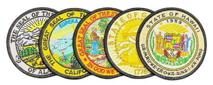 USA State Seal Patches