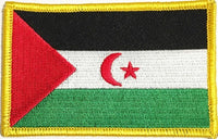 Western Sahara flag patch