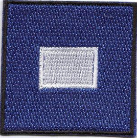 P - Papa Signal Flag Patch