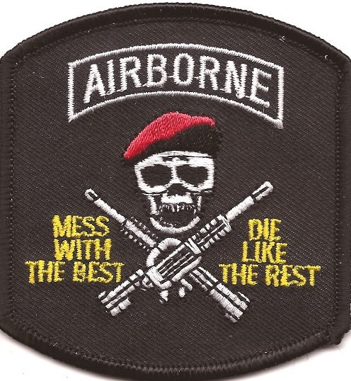 Airborne Patch - Mess With The Best
