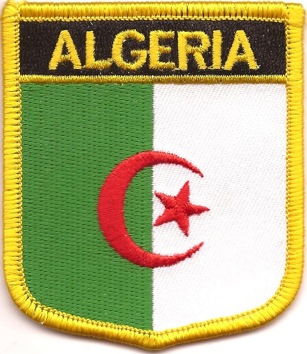 Algeria Flag Patch - Shield 