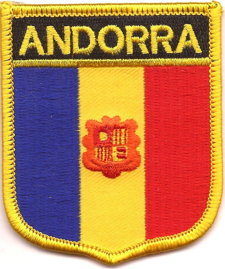 Andorra Flag Patch - Shield