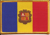 Andorra Flag Patch - Rectangle