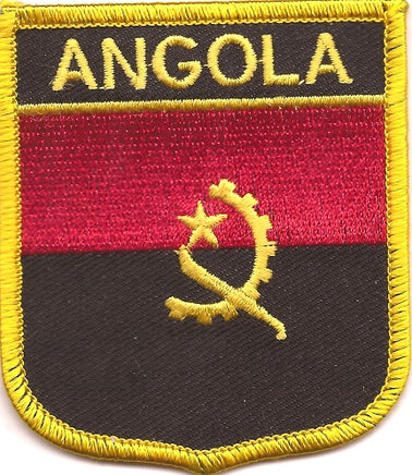 Angola Flag Patch - Shield