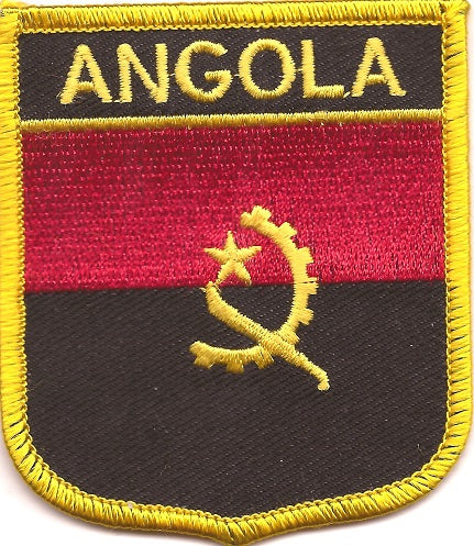 Angola Flag Patch - Shield