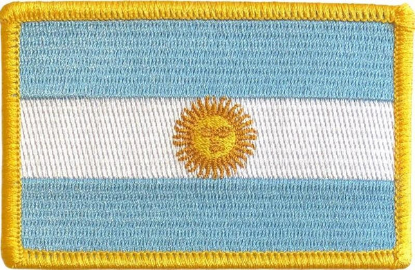 Argentina Flag Patch - Rectangle