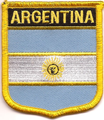 Argentina Flag Patch - Shield