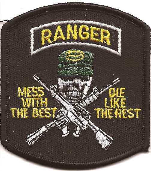 US Army Ranger Mess with the Best Flag Patch | Flag Patch Shop