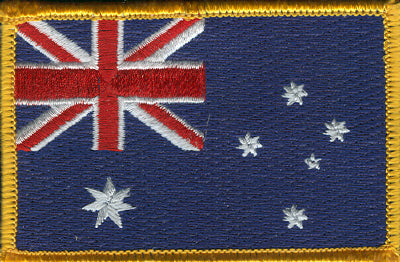 Australia Flag Patch - Rectangle