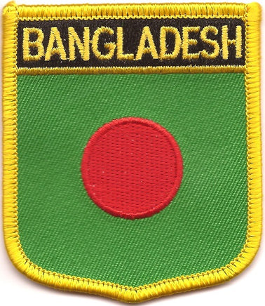Bangladesh Flag Patch - Shield