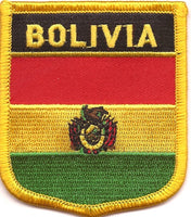 Bolivia Flag Patch - Shield