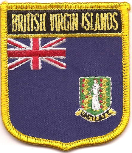 British Virgin Islands Flag Patch - Shield