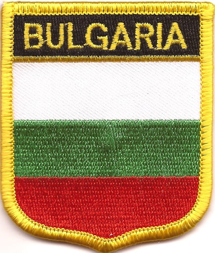 Bulgaria Flag Patch - Shield
