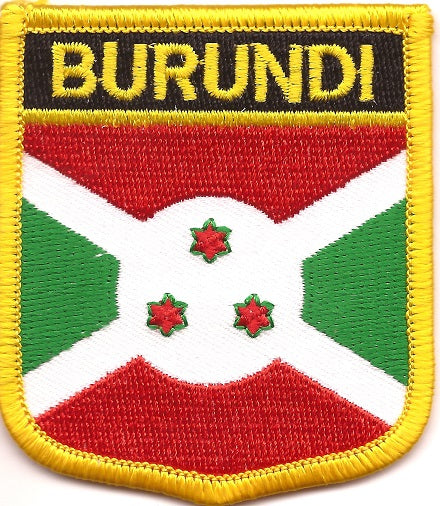Burundi Flag  Patch - Shield