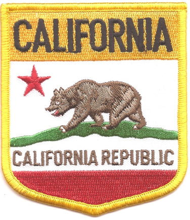 California Flag Patch - Shield