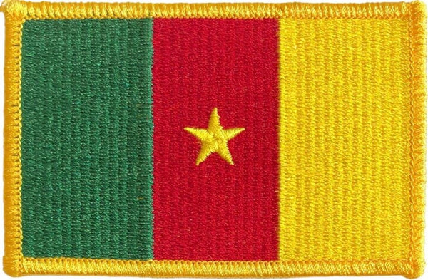 Cameroon Flag Patch - Rectangle