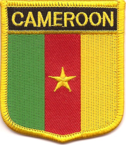 Cameroon Flag Patch - Shield