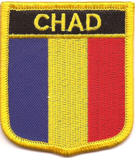 Chad Flag Patch - Shield