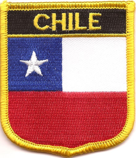 Chile Flag Patch - Shield