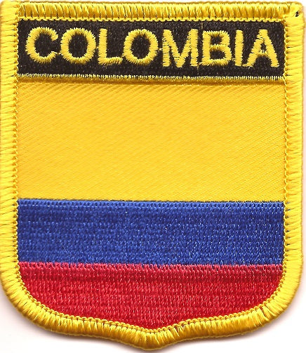 Colombia Flag Patch - Shield