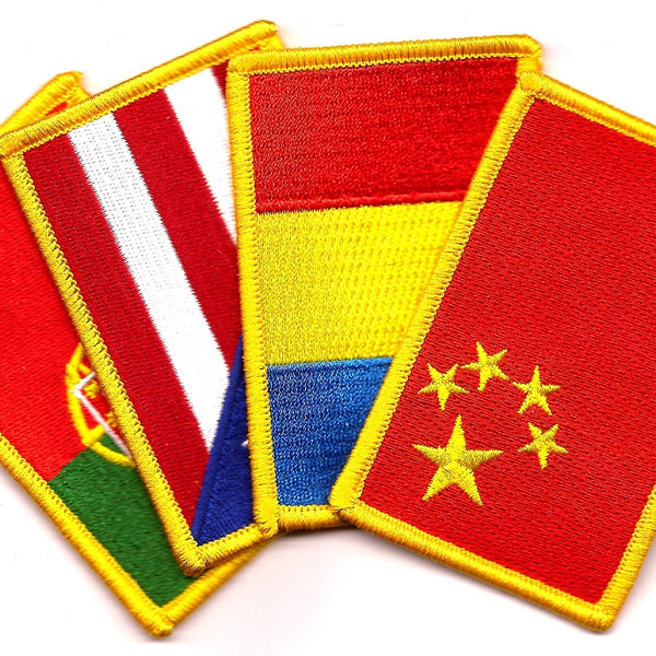 Flag patches, country flag patches, world flag patches, embroidered country  patches