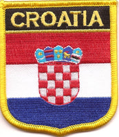 Croatia Flag Patch - Shield
