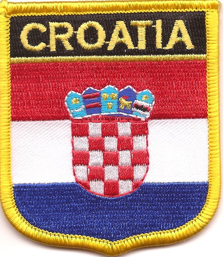 Croatia Flag Patch - Shield