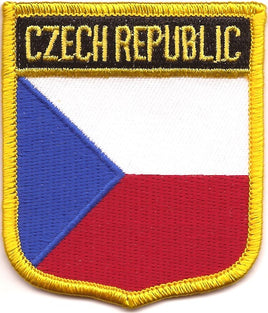 Czech Republic Flag Patch - Shield