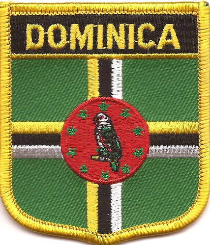 Dominica Flag Path - Shield