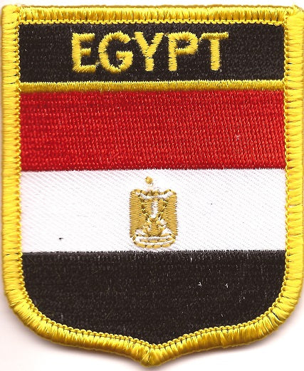 Egypt Flag Patch - Shield