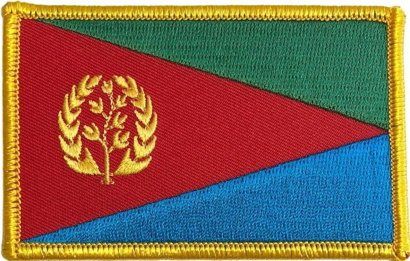 Eritrea Flag Patch - Rectangle