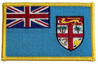 Fiji Flag Patch - Rectangle