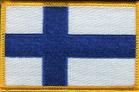 Finland Flag Patch - Rectangle
