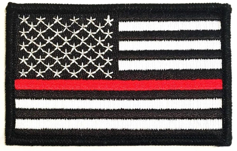 Firefighter Memorial Flag Patch 