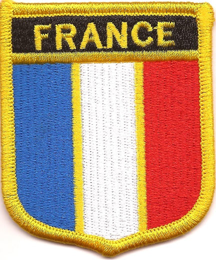 France Flag Patch - Shield