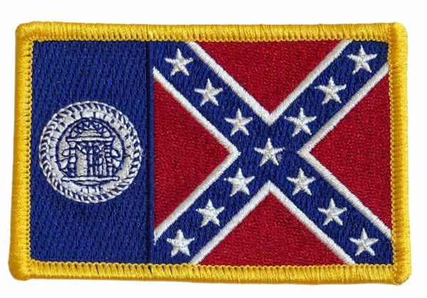 Georgia State Flag Patch - Rectangle 1956 Version