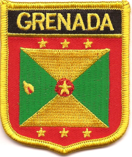 Grenada Flag Patch - Shield
