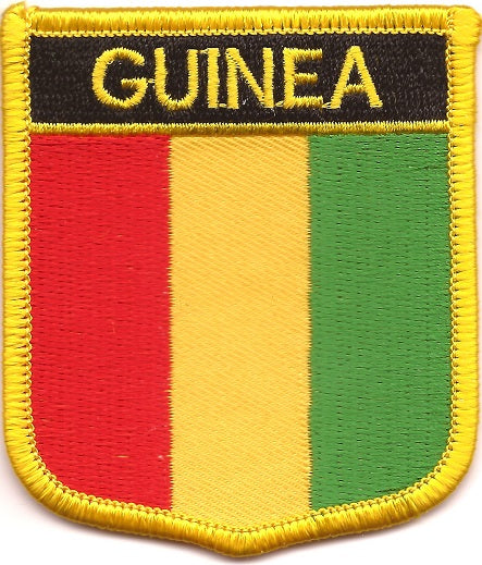 Guinea Flag Patch - Shield