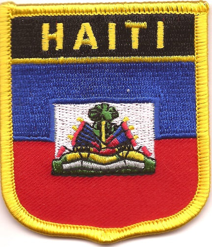 Haiti Flag Patch - Shield