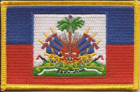 Haiti Flag Patch - Rectangle 