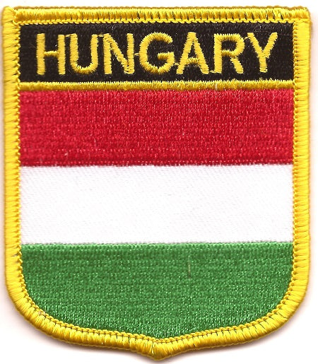 Hungary Flag Patch - Shield
