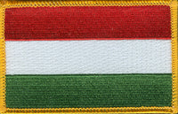 Hungary Flag Patch - Rectangle