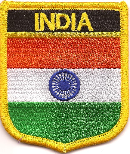 India Flag Patch - Shield