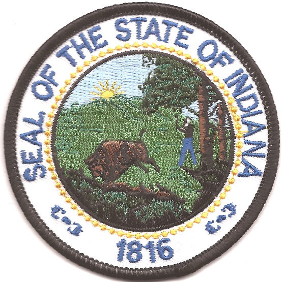 Indiana State Seal Patch