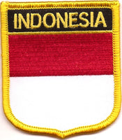 Indonesia Flag Patch - Shield